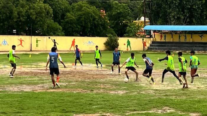 एमपी फुटबॉल अकादमी का चयन ट्रायल संपन्न