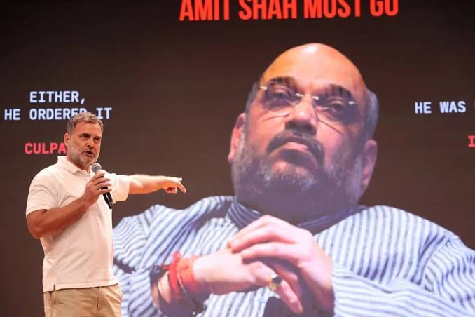 राहुल गांधी की प्रेस-कॉन्फ्रेंस के बाद अमित शाह की बड़ी बैठक