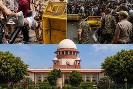 सिर्फ आंदोलन होने से लाठीचार्ज नहीं कर सकते – सुप्रीम कोर्ट