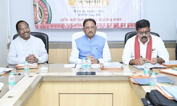 मुख्यमंत्री विष्णु देव साय की अध्यक्षता में FRA और PESA टास्क फोर्स की पहली बैठक, प्रभावी क्रियान्वयन पर बनी रणनीति