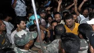पुतला दहन को लेकर रांची में तनाव, छात्रों और पुलिस की भिड़ंत; 14 नामजद