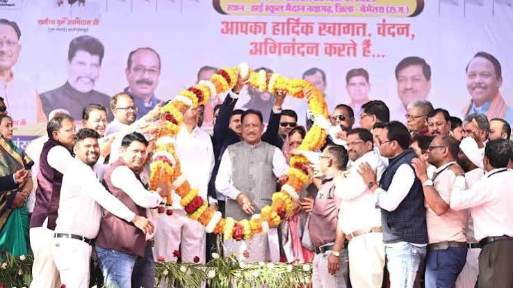 छत्तीसगढ़: CM विष्णुदेव साय का बेमेतरा दौरा, विकास कार्यों की देंगे सौगात