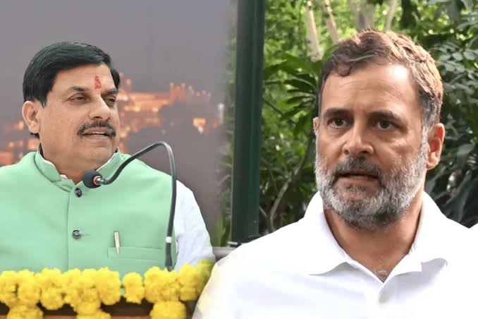 MP में सियासत तेज, CM मोहन यादव का राहुल गांधी पर तीखा निशाना