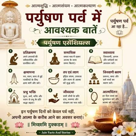 पर्युषण महापर्व का शुभारंभ, आठ दिनों तक तप-साधना और आत्मचिंतन में जुटेगा जैन समाज